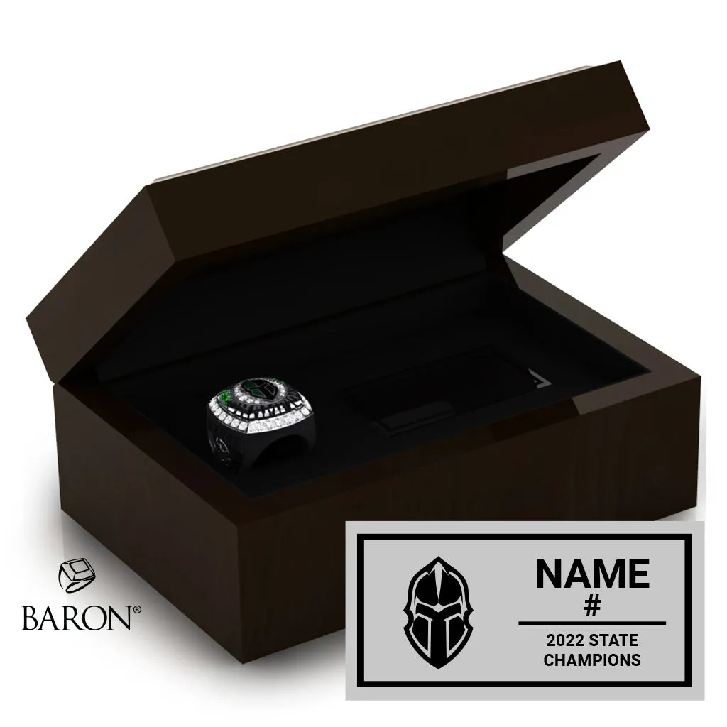 Tuscarora High School Soccer 2022 Championship Ring Box