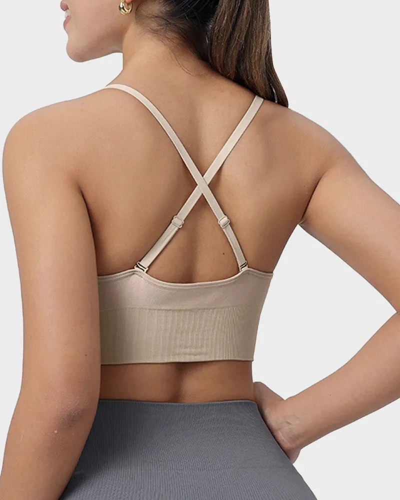 Ultimate Comfort Deep V Wireless Sports Bra Duo (2 Pack)