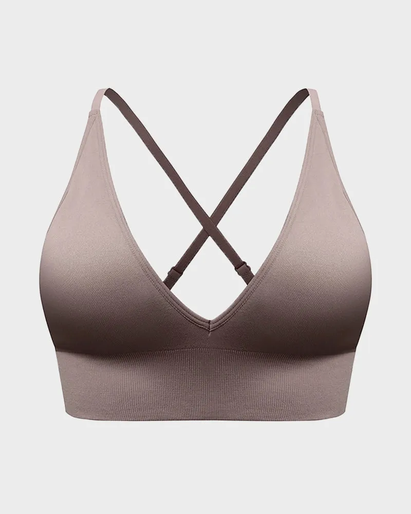 Ultimate Comfort Deep V Wireless Sports Bra Duo (2 Pack)