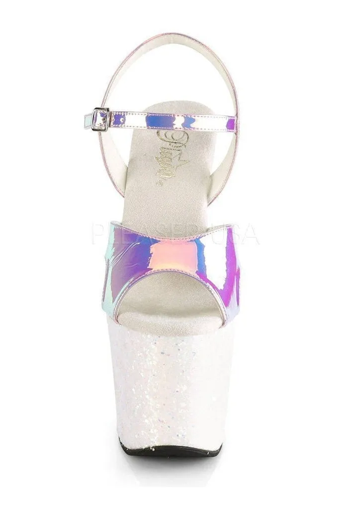 UNICORN-711LG Platform Sandal | Purple Vinyl
