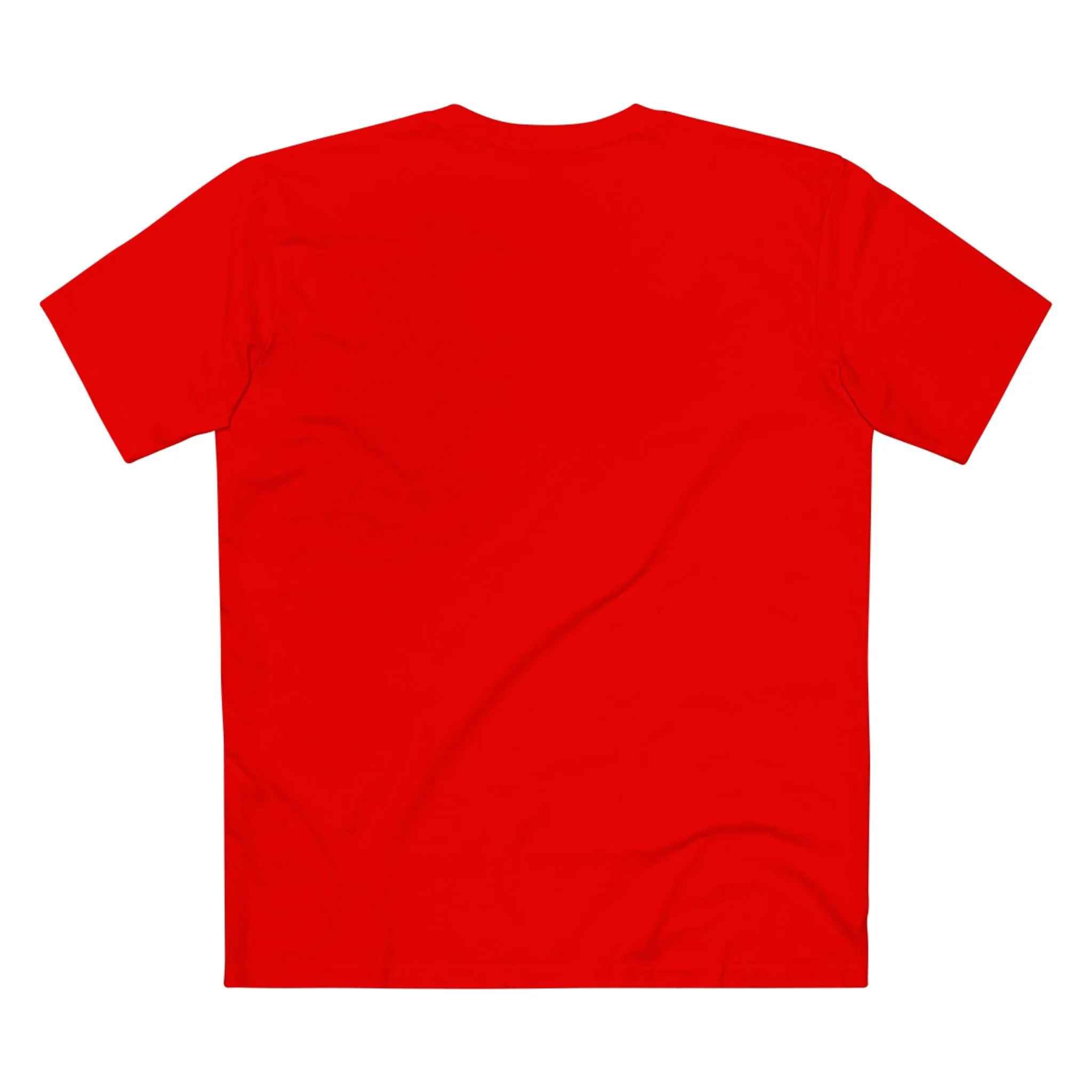 United We Are Strong Adult Staple Tee - Red Graphic T-Shirt for Team Spirit