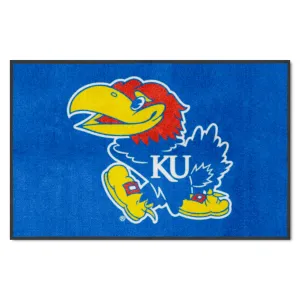 University of Kansas 4X6 Logo Mat - Landscape