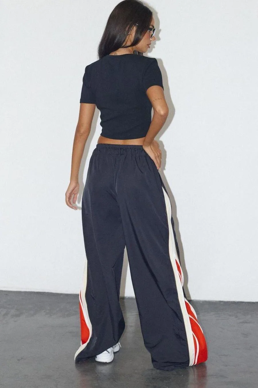 Urban Street Zipper Loose  Pants