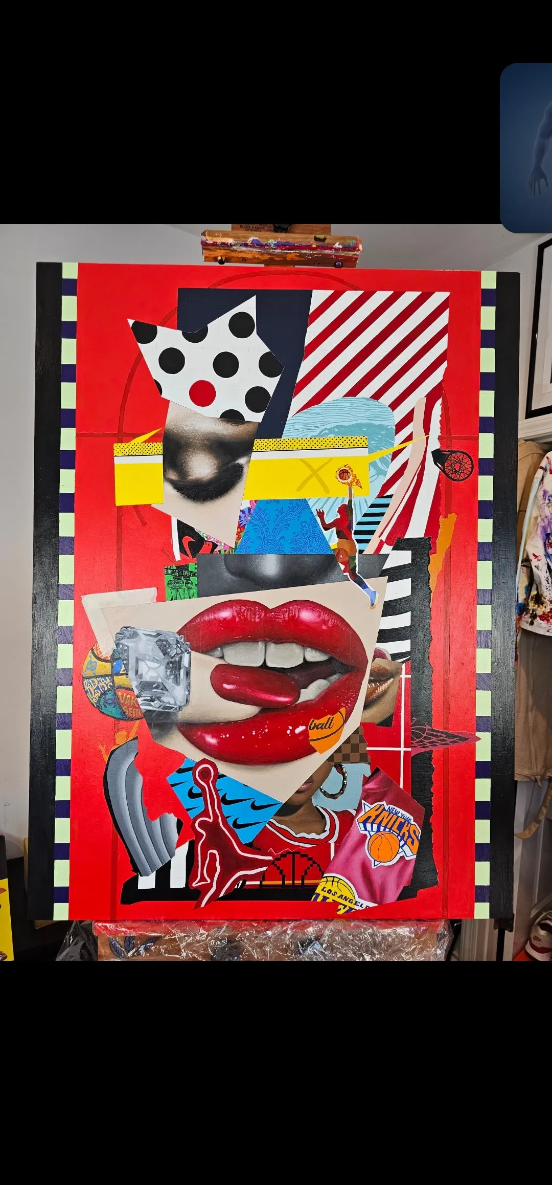 Vakseen Art - Heart in the Paint - Vanity Pop - Original 30x40 inch Acrylic Painting & Wall Decor