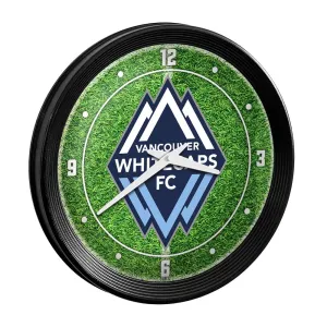 Vancouver Whitecaps FC: Pitch - Ribbed Frame Wall Clock