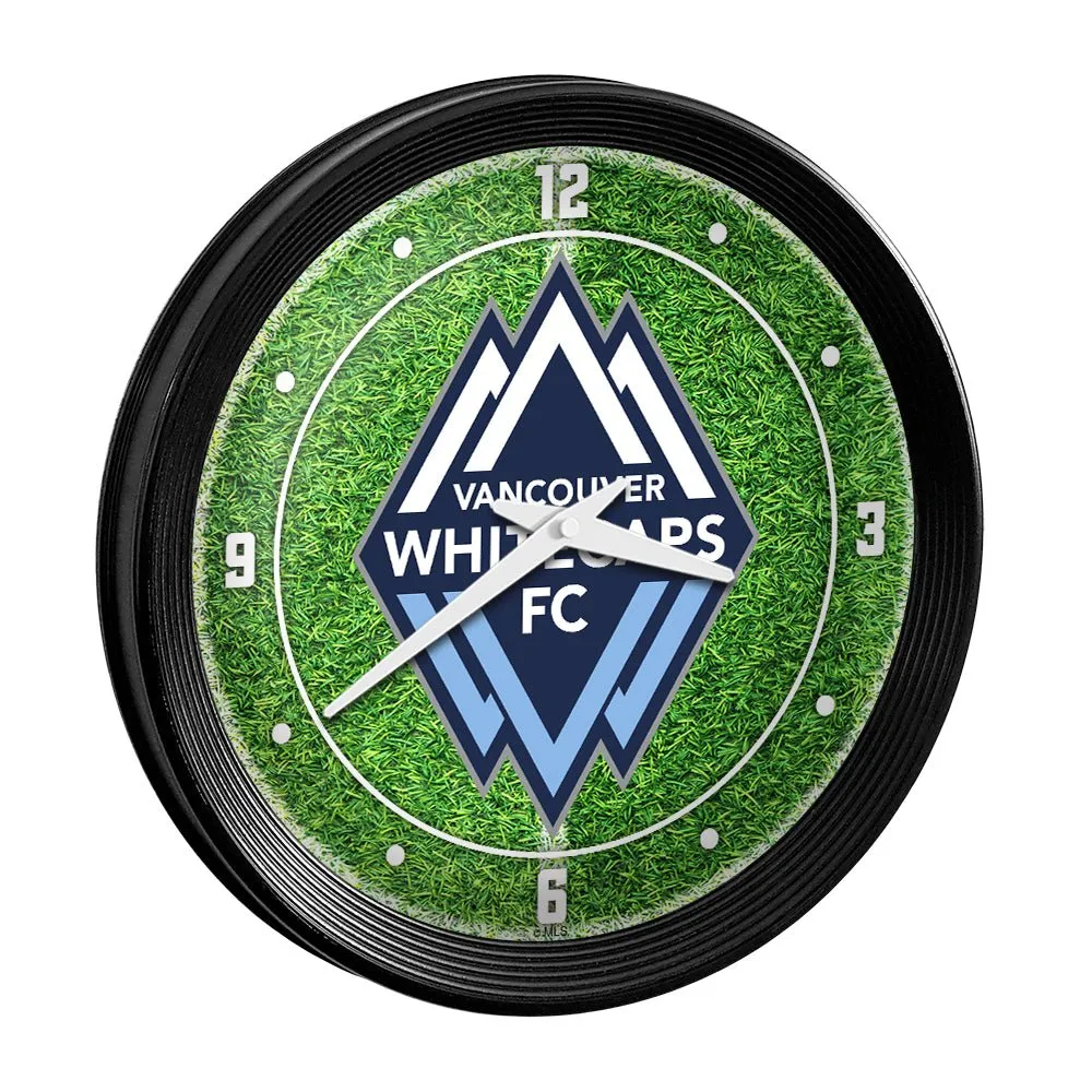 Vancouver Whitecaps FC: Pitch - Ribbed Frame Wall Clock