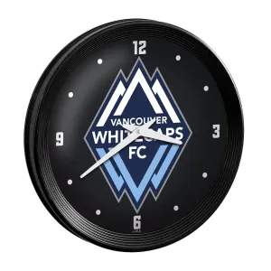 Vancouver Whitecaps FC: Ribbed Frame Wall Clock