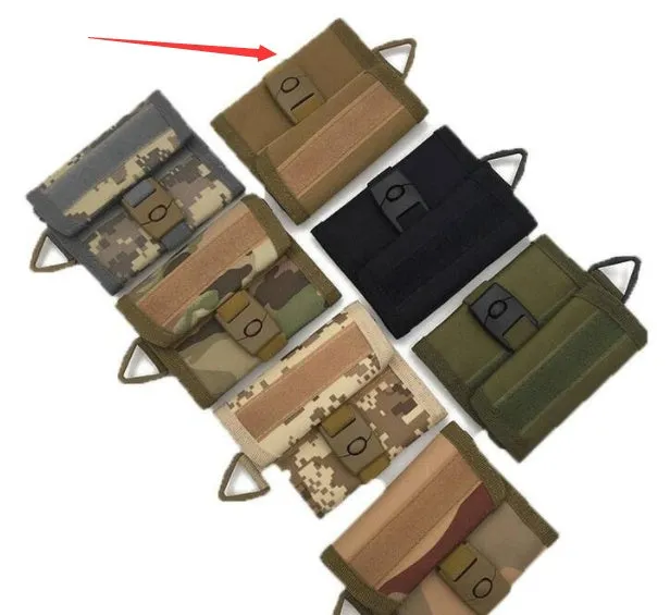Velcro Shortcut Camouflage Wallet