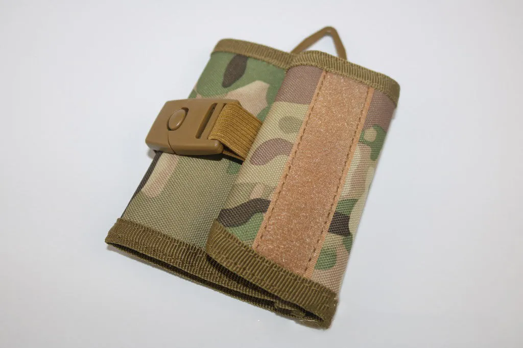 Velcro Shortcut Camouflage Wallet