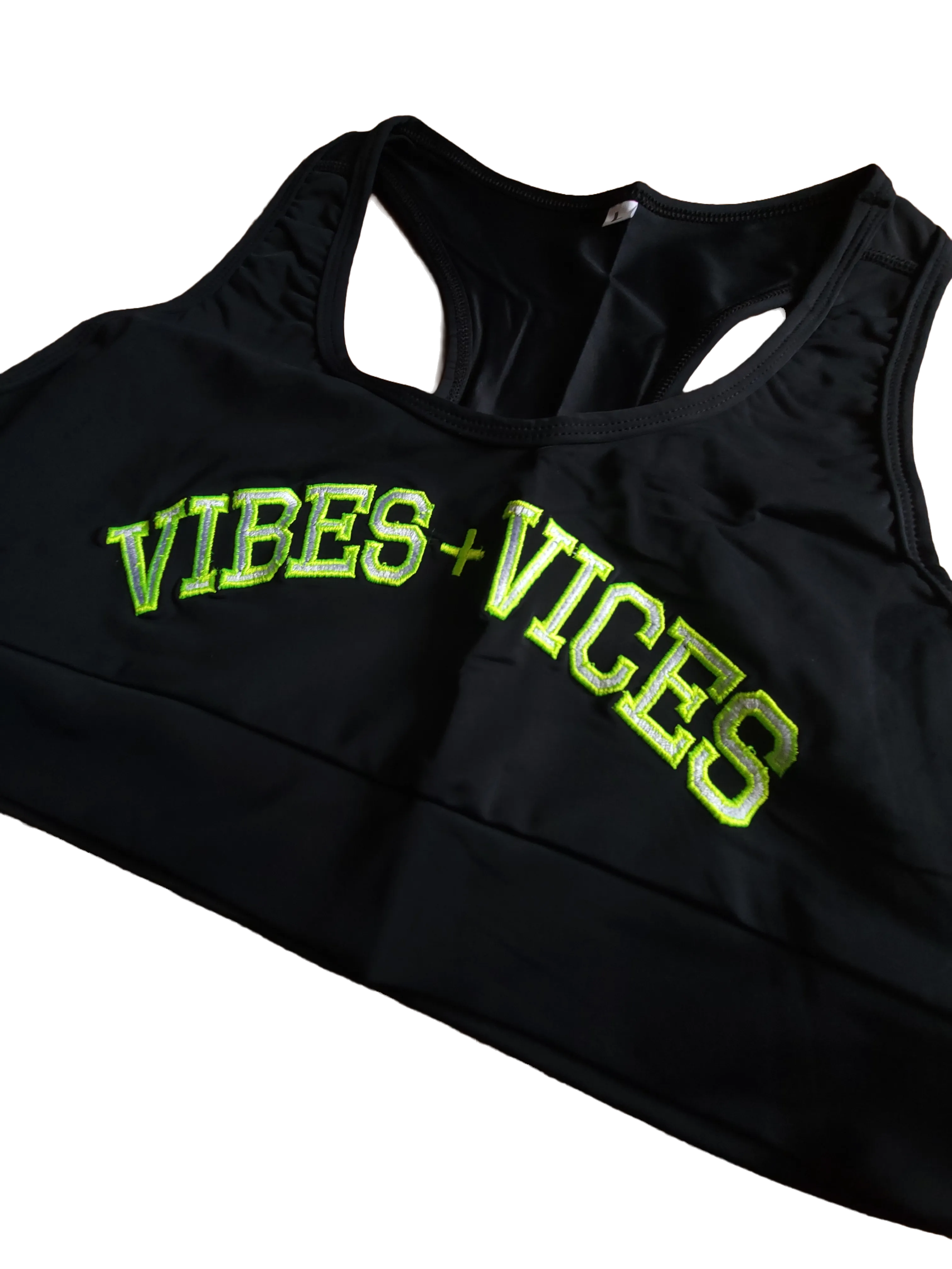 Vibes and Vices Sports Bra