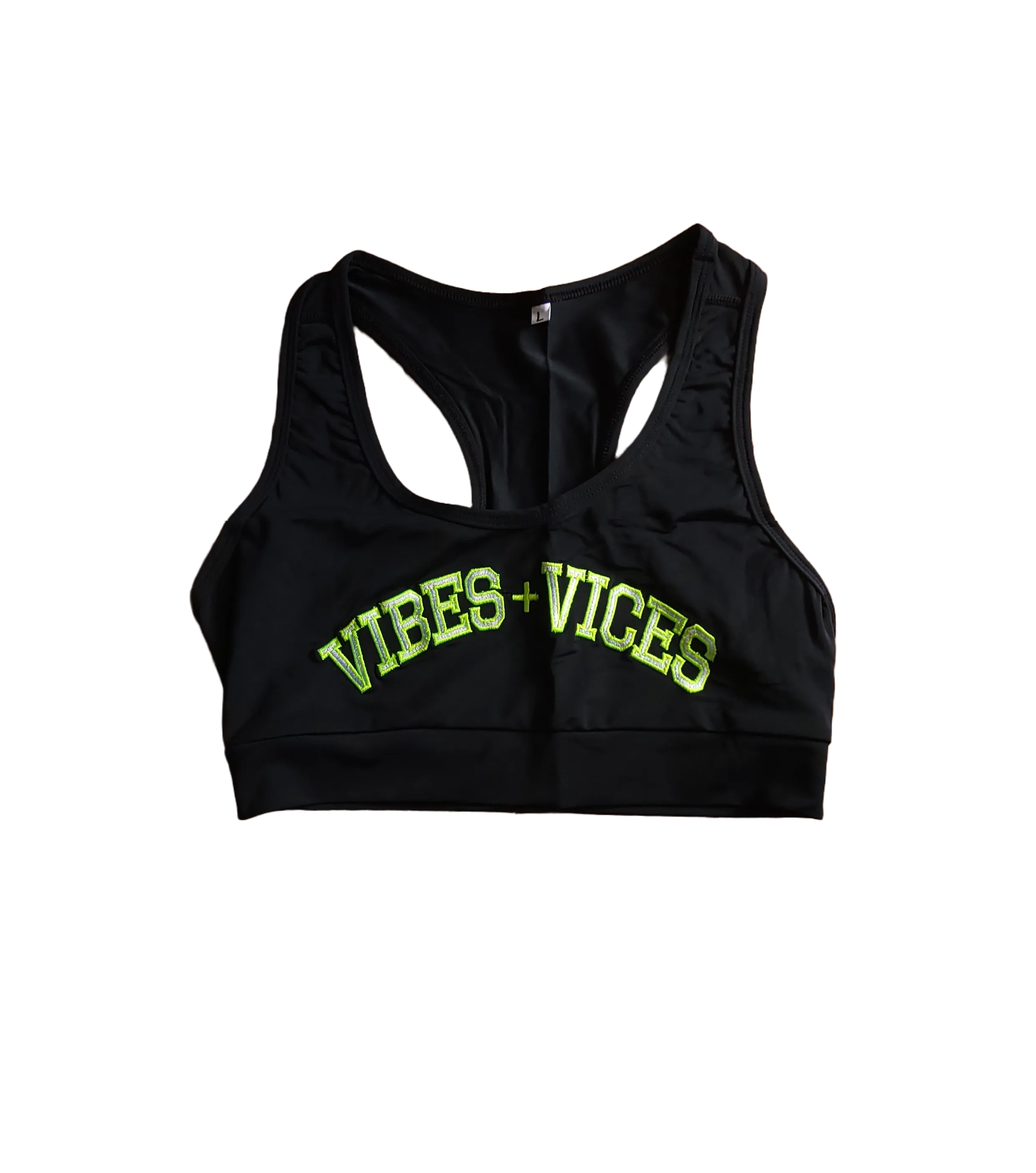 Vibes and Vices Sports Bra