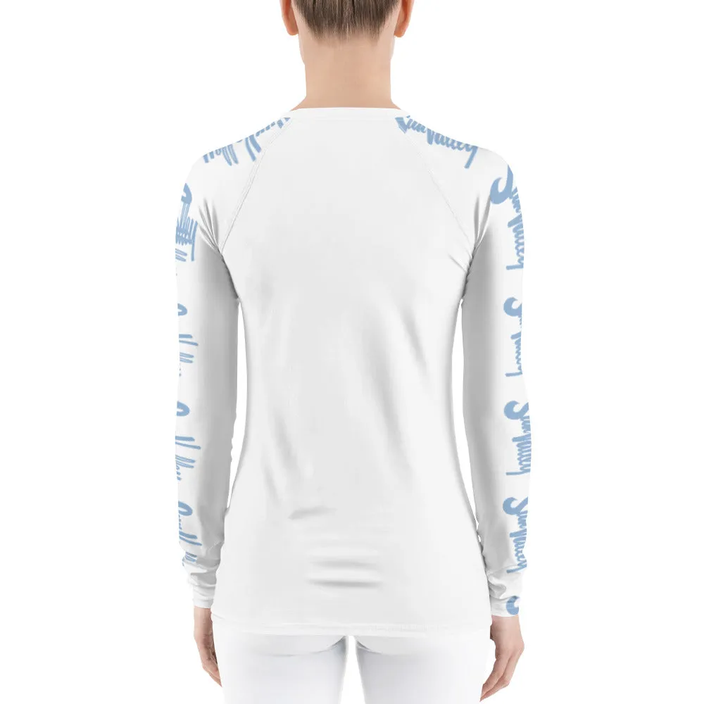 Vintage Fashionable Skier Long Sleeve Top