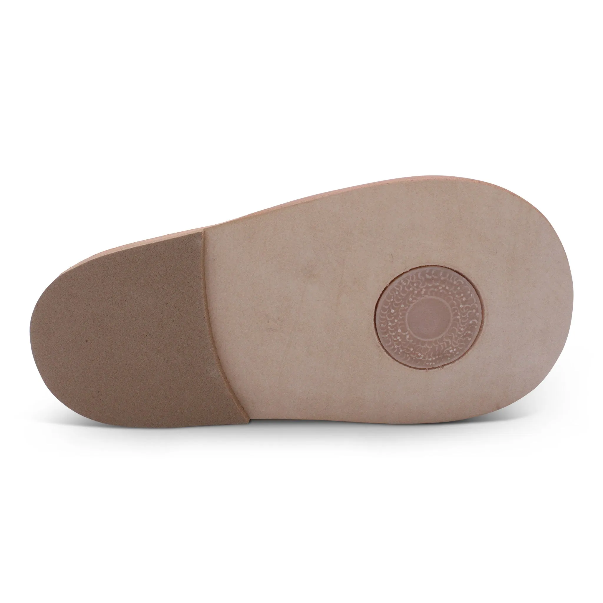 'Vitoria' Girls Pale Pink Patent Bar Shoes