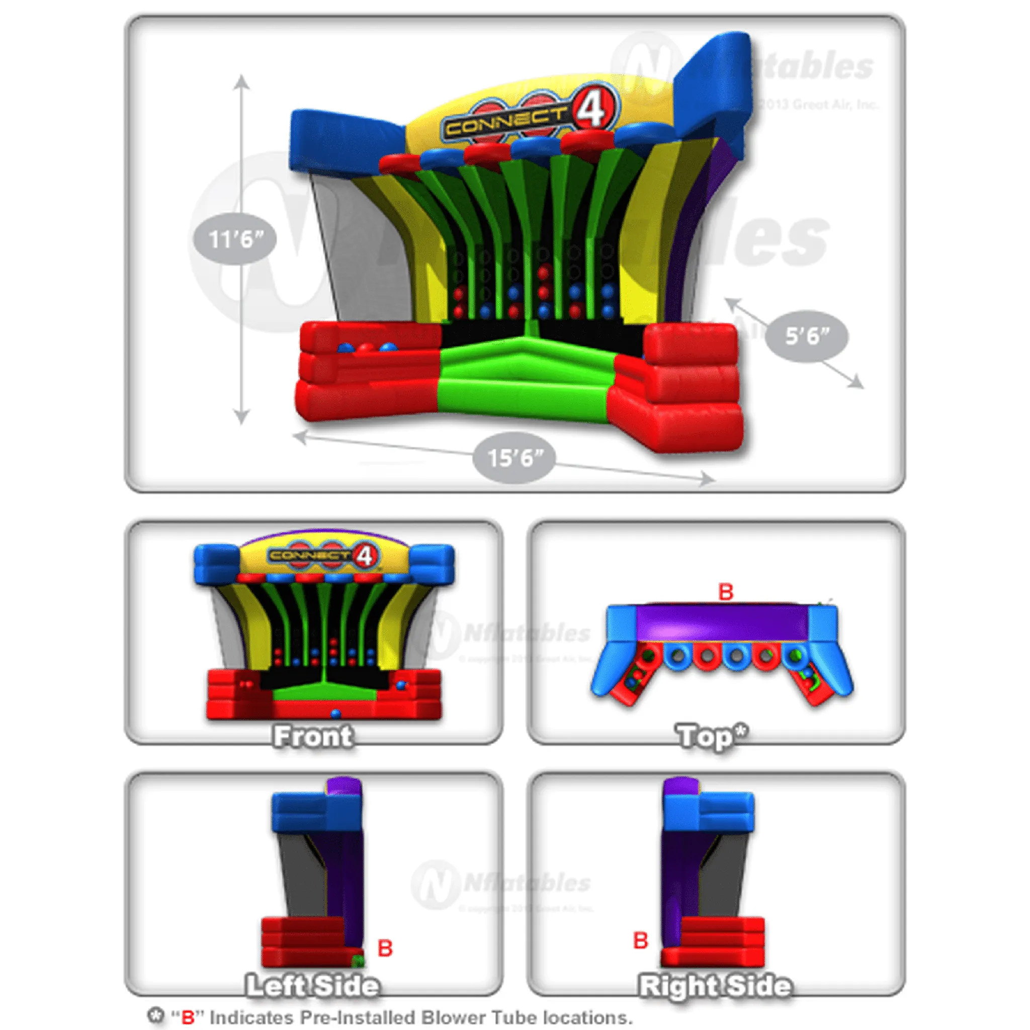 Wacky Connect 4 Basketball Game