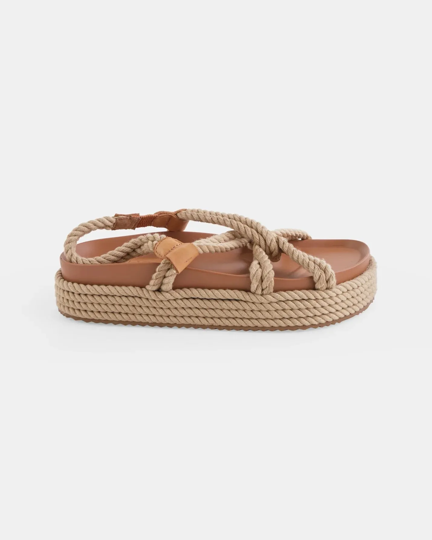 Walnut Melbourne - Queenie Sandal - Natural