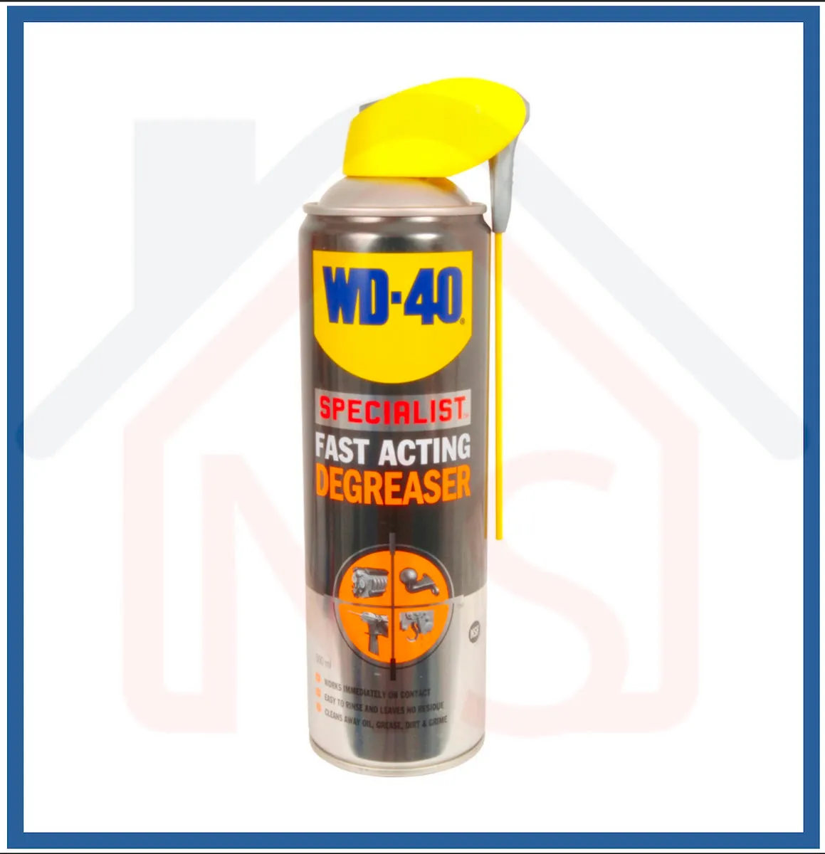 WD-40 Specialist Fast Acting Degreaser 450ml / Solvent Base Oil and Grease Remover Cleaner