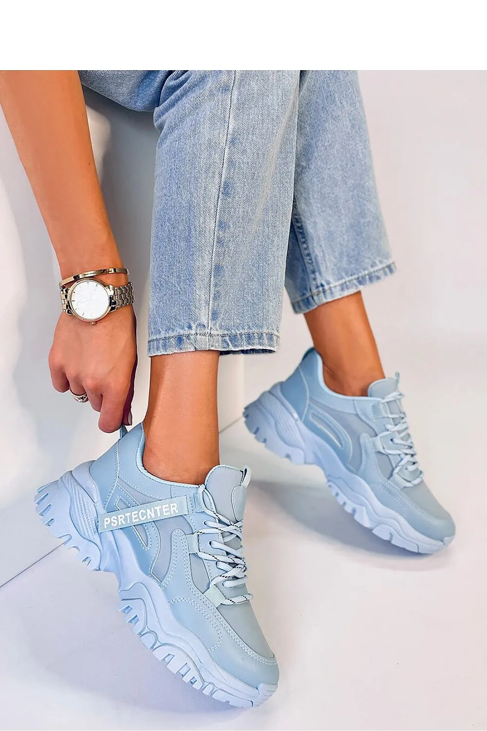 Wedge heel sneakers