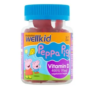 Wellkid Peppa Pig Vitamin D Jellies x 30 by Vitabiotics
