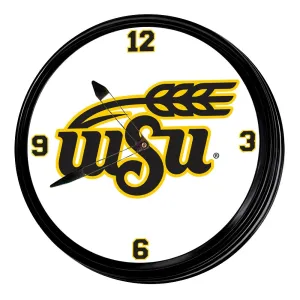 Wichita State Shockers: University Seal - Retro Lighted Wall Clock