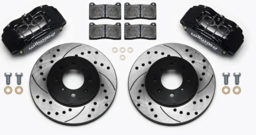 Wilwood DPHA Front Caliper & Rotor Kit Drilled Honda / Acura w/ 262mm OE Rotor