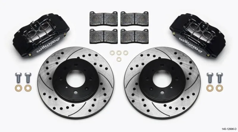 Wilwood DPHA Front Caliper & Rotor Kit Drilled Honda / Acura w/ 262mm OE Rotor
