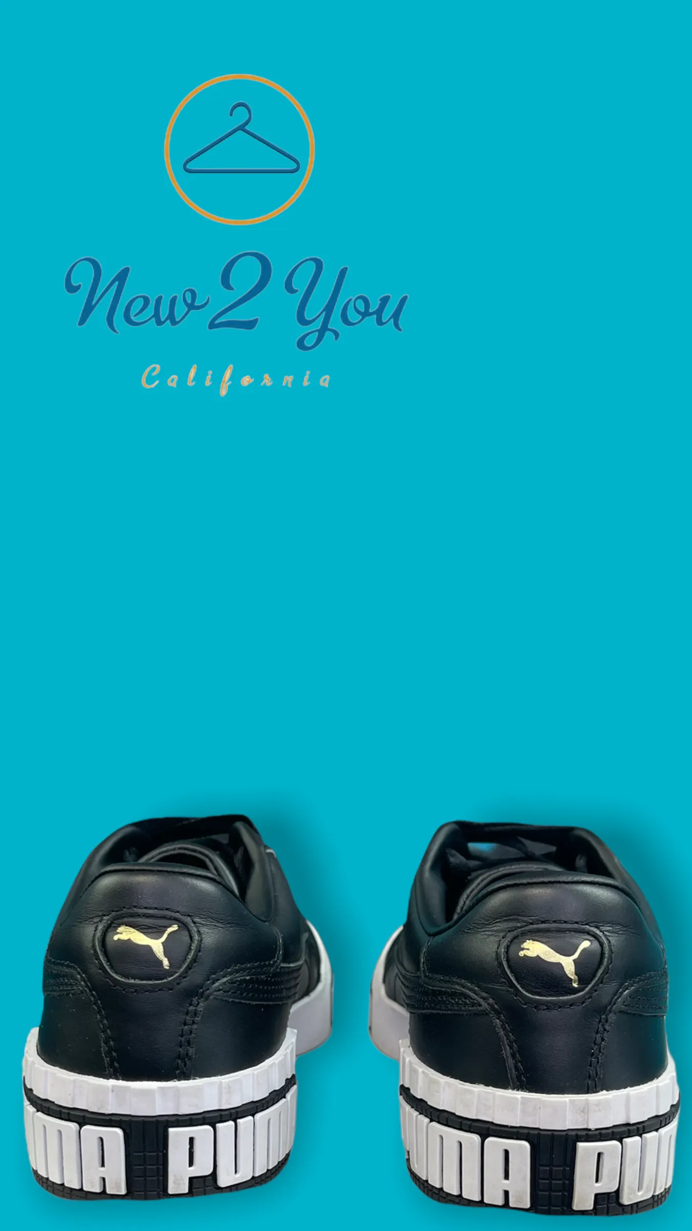 Wmns Cali Bold 'Black Metallic Gold'