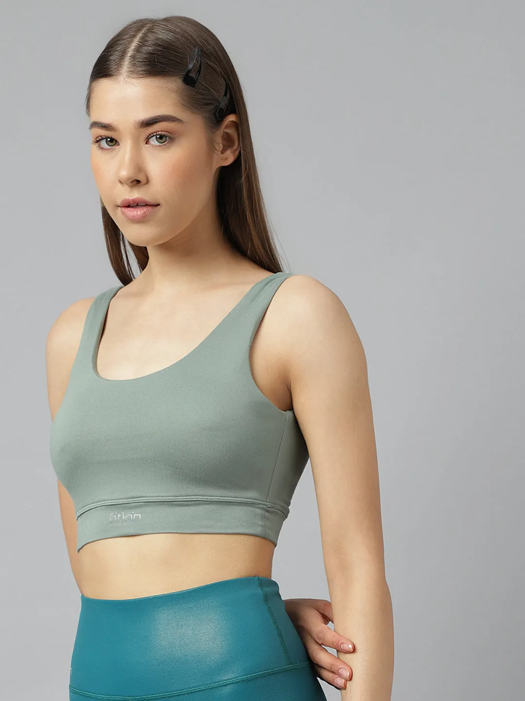Women's crop tank sports bra