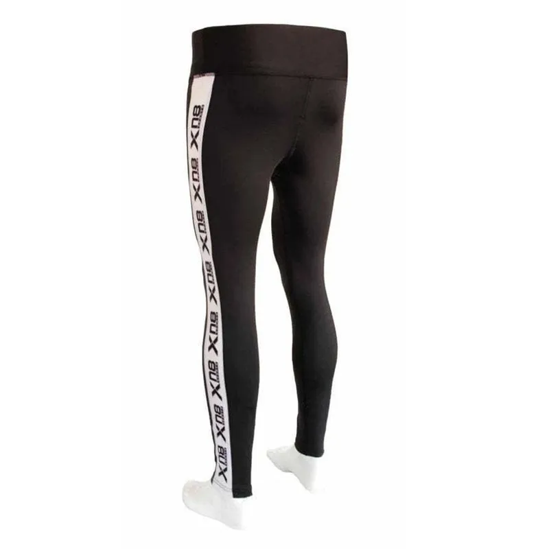 Xn8 Sports Mens Leggings ( White Strip )