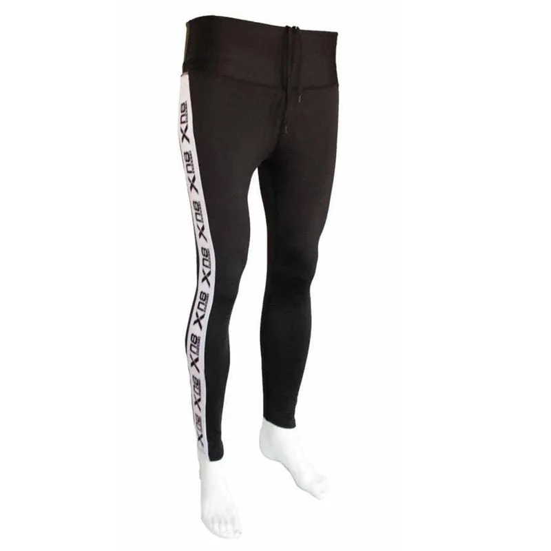 Xn8 Sports Mens Leggings ( White Strip )
