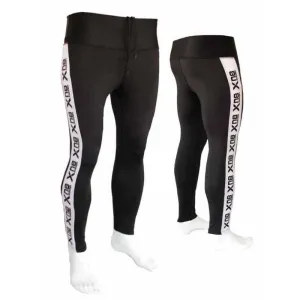 Xn8 Sports Mens Leggings ( White Strip )
