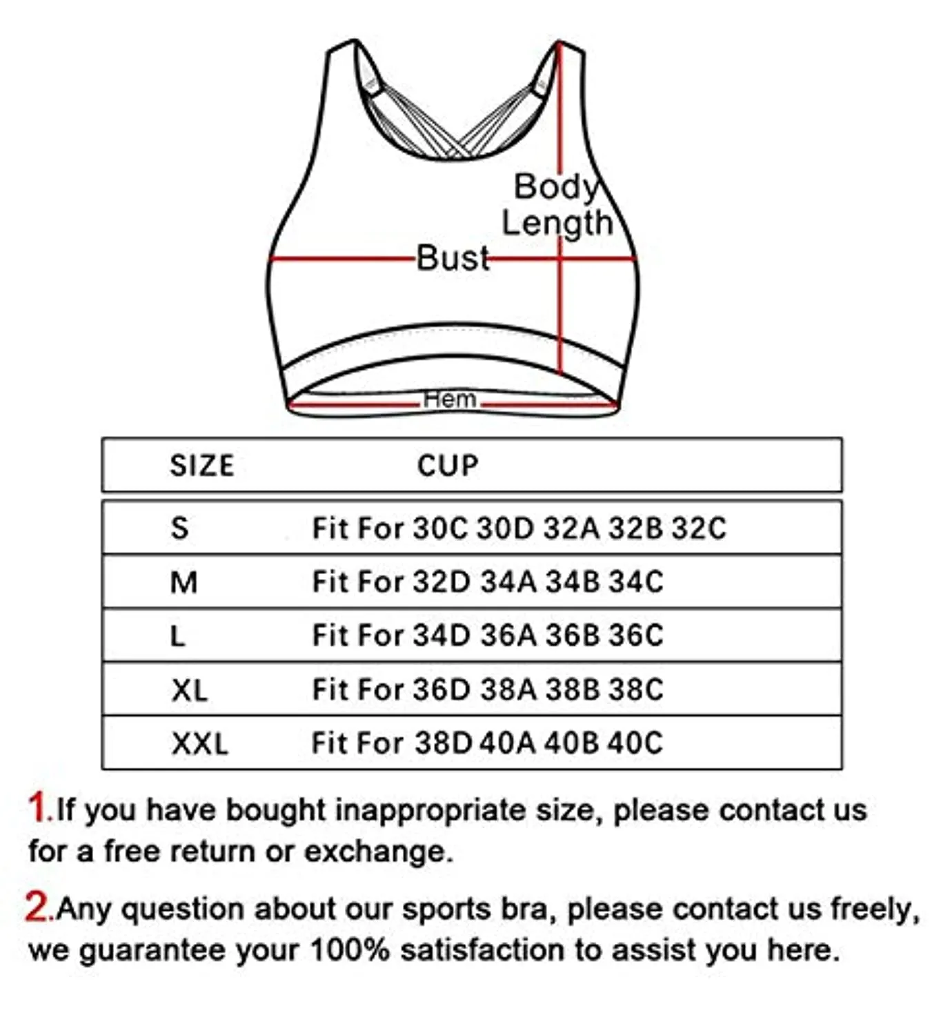 YIANNA Sports Bras for Women Cross Back Padded Sports Bra Medium Support Workout Running Yoga Bra