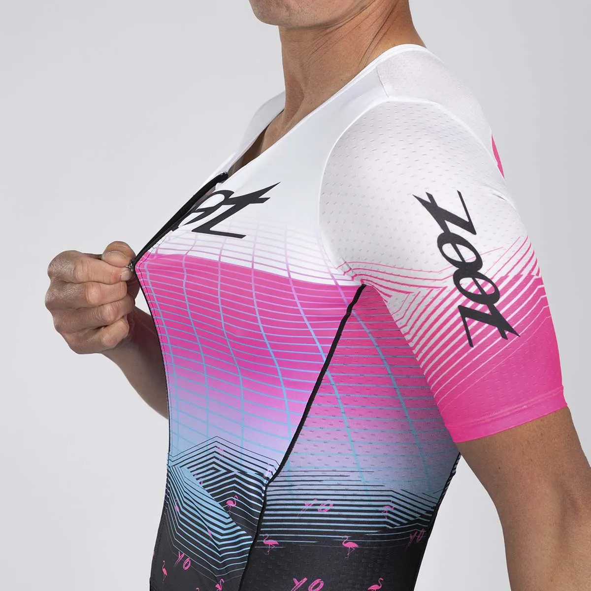 ZOOT Men's Ltd Tri Aero Full Zip Racesuit - Vice