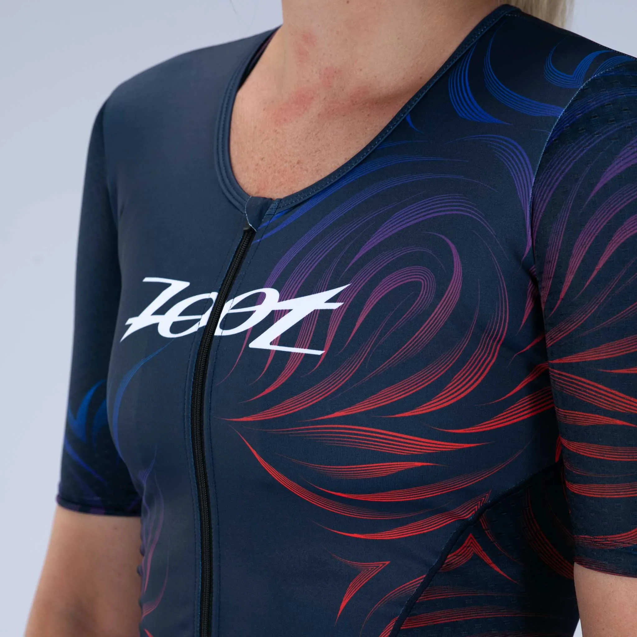 ZOOT Women's Ltd Tri Aero Full Zip Racesuit - Phoenix