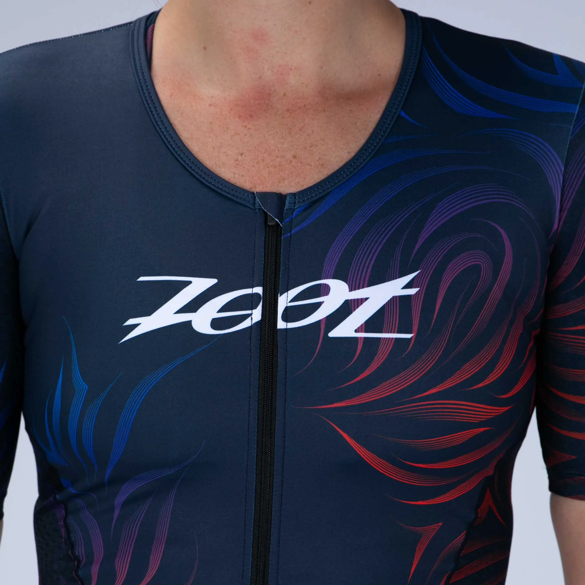 ZOOT Women's Ltd Tri Aero Full Zip Racesuit - Phoenix