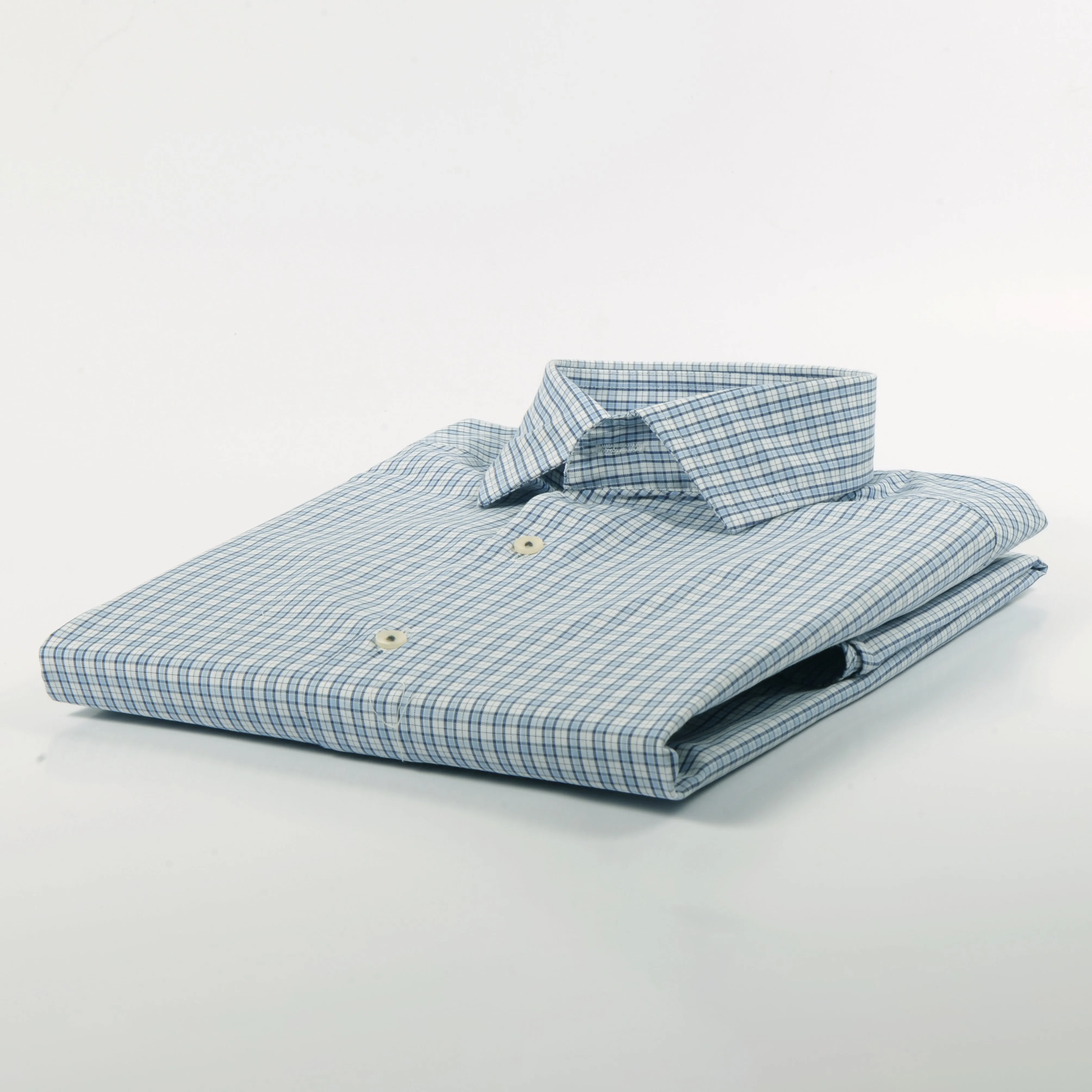 ZR Sky Blue Mini-Check Shirt